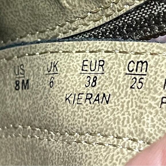 Naturalizer boots ankle booties low heel tan comfortable casual buckle size 8 - Picture 6 of 8